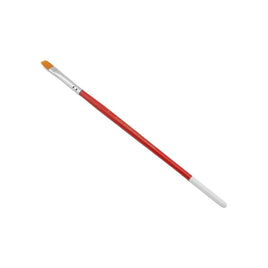 Atlas Brushes - Golden Taklon Flat Brush, Size 1/0, 1 Brush - Hobby Recreation Products