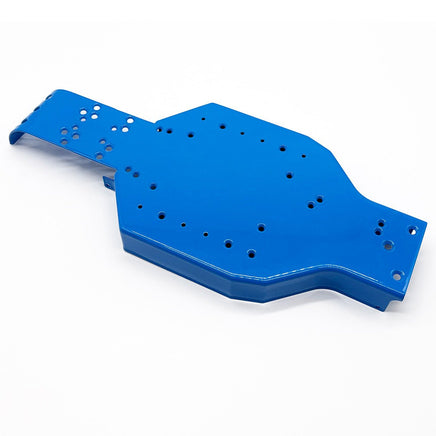 Authentic RC10 Chassis - Powdercoated in Retro Blue - Hobby Recreation Products