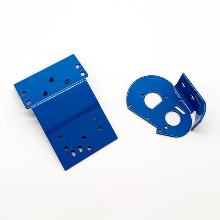 Authentic RC10 Chassis - Powdercoated in Retro Blue - Hobby Recreation Products