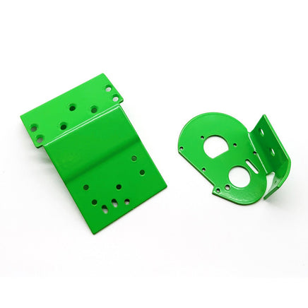 Authentic RC10 Chassis - Powdercoated in Retro Green - Hobby Recreation Products