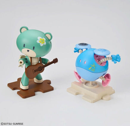 Bandai - #09 HG Beargguy Ohana & Aloharo Set "Gundam Build Metaverse" 1/144, Bandai - Hobby Recreation Products