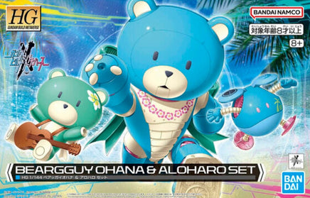 Bandai - #09 HG Beargguy Ohana & Aloharo Set "Gundam Build Metaverse" 1/144, Bandai - Hobby Recreation Products