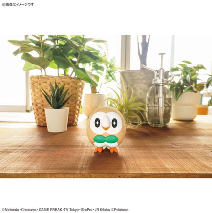 Bandai - #10 Rowlet Pokemon Model Kit Quick!! "Pokemon", Bandai - Hobby Recreation Products
