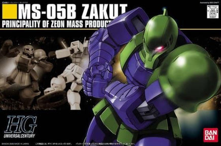 Bandai - HGUC MS - 05B Zaku I "Mobile Suit Gundam" 1/144, Bandai - Hobby Recreation Products