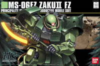 Bandai - HGUC MS - 06FZ Zaku II Kai "0080 War in the Pocket" 1/144, Bandai - Hobby Recreation Products