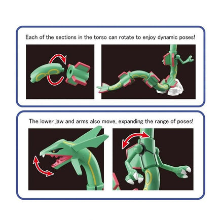 Bandai - Rayquaza "Pokemon", Bandai Spirits Pokemon Model Kit - Hobby Recreation Products