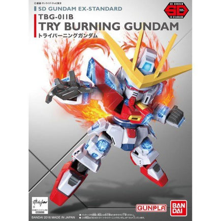Bandai - SD Gundam Ex-Standard Try Burning Gundam "Gundam Build Fighters" Bandai - Hobby Recreation Products