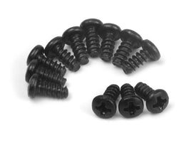 BlackZon - Pan Head Tapping Screws PBHO2.6x6mm (12pcs) for Vyper - Hobby Recreation Products