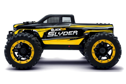 BlackZon - Slyder MT 1/16 4WD Electric Monster Truck - RTR - Yellow - Hobby Recreation Products