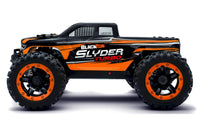 BlackZon - Slyder MT Turbo 1/16 4WD 2S Brushless Monster Truck - Orange - Hobby Recreation Products
