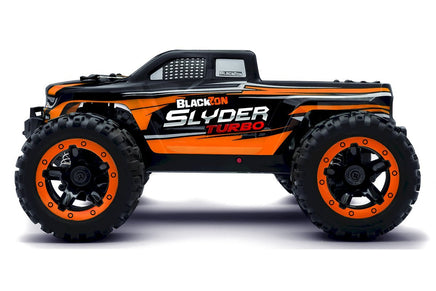 BlackZon - Slyder MT Turbo 1/16 4WD 2S Brushless Monster Truck - Orange - Hobby Recreation Products