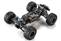 BlackZon - Smyter MT Turbo 1/12 4WD RTR 3S Brushless Monster Truck - Yellow - Hobby Recreation Products