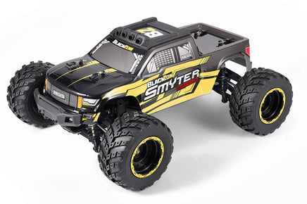 BlackZon - Smyter MT Turbo 1/12 4WD RTR 3S Brushless Monster Truck - Yellow - Hobby Recreation Products