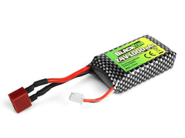 BlackZon - Turbo Slyder Battery Pack (LiPo 7.4V, 1000mAh), w/T-Plug - Hobby Recreation Products