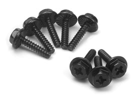 BlackZon - Wheel Lock Bolts ST2.6x12mm, 8pcs for Spryte - Hobby Recreation Products