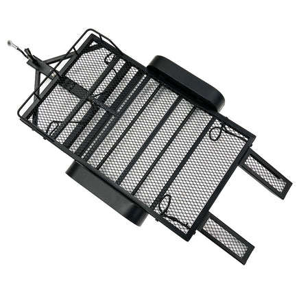 Bold R/C - 1/10 Scale Full Metal Car Hauler Trailer with LED Lights (Black) - Hobby Recreation Products