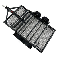 Bold R/C - 1/10 Scale Full Metal Car Hauler Trailer with LED Lights (Black) - Hobby Recreation Products