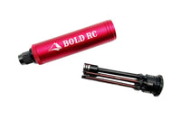Bold R/C - Trail 1/4" Pocket Driver 5 Tip Set & Aluminum Handle - Hobby Recreation Products