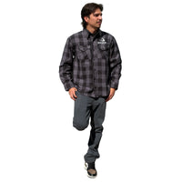 Bold R/C - Bold Grey/Black Flannel Shirt, 4XL