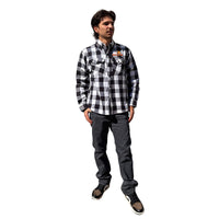 Bold R/C - Bold White/Black Flannel Shirt, 3XL