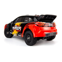 BlackZon - Vyper RX Turbo 1/16 4WD 2S Brushless Rally Car - Red/Orange