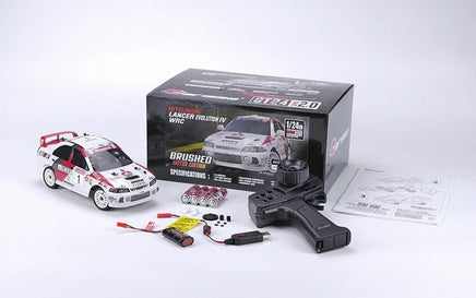 Carisma - GT24 2.0 Mitsubishi Lancer EVO 4 WRC, Brushed Motor Edition - Hobby Recreation Products