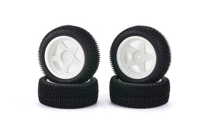 Carisma - M48S Dirt Spec Tire Set Mounted on 5 Spoke Wheel - Hobby Recreation Products