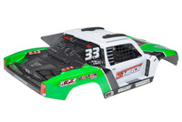 Corally - Polycarbonate Body Shiroi+ Driver Interior+ Roll Cage + Body Accessories - Decals - Green - Cut - 1p