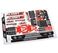 Corally - Body Decal Sheet - Shiroi - 1 pc