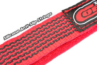Corally - Pro Battery Straps - 300x20mm - Metal Buckle - Silicone Anti-Slip Strings - Red - 2 pcs