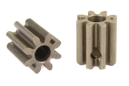 Corally - 32 DP Pinion - Short - Hardened Steel - 8 Teeth - Shaft Dia. 3.17mm - Hobby Recreation Products