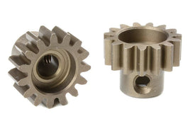 Corally - M1.0 Pinion, Short, Hardened Steel, 15 Teeth, Shaft Diameter 5mm - Hobby Recreation Products
