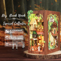 Cutebee - Squirrel Collector Book Nook