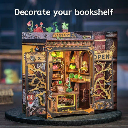 Cutebee - Fantasy Plant Shop Book Nook - Hobby Recreation Products