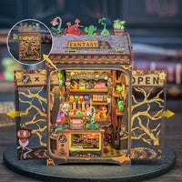 Cutebee - Fantasy Plant Shop Book Nook - Hobby Recreation Products