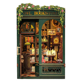 Cutebee - Owl Bookstore Book Nook - Hobby Recreation Products
