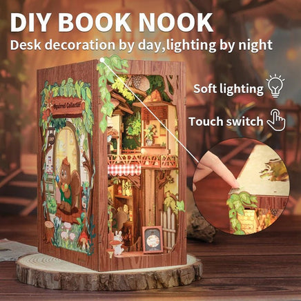Cutebee - Squirrel Collector Book Nook - Hobby Recreation Products