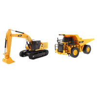 Diecast Masters - 1:35 RC Cat 336 Hydraulic Excavator + 770 Mining Truck