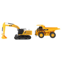 Diecast Masters - 1:35 RC Cat 336 Hydraulic Excavator + 770 Mining Truck