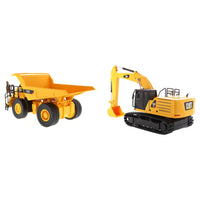 Diecast Masters - 1:35 RC Cat 336 Hydraulic Excavator + 770 Mining Truck