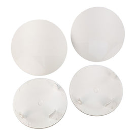 DE Racing - Snap - In Mud Plugs for Speedway Wheels (White) - Hobby Recreation Products