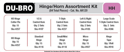 DUBAK120-Hinge-&-Control-Horn
