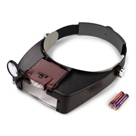 Enkay - Adjustable LED Lighted Magnifying Visor - Hobby Recreation Products