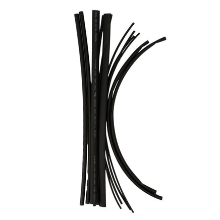 Enkay - Black Heat Shrink Tube Assortment 12pc - Hobby Recreation Products