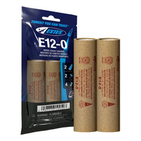 Estes Rockets - E12-0 Model Rocket Engines, (2pk)