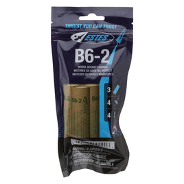 Estes Rockets - B6 - 2 Model Rocket Engines, (3pk) - Hobby Recreation Products