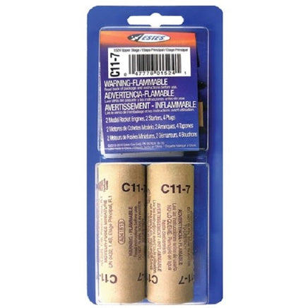 Estes Rockets - C11 - 7 Model Rocket Engines (2pk) - Hobby Recreation Products