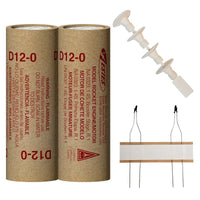 Estes Rockets - D12 - 0 Model Rocket Engines, (2pk) - Hobby Recreation Products