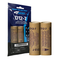 Estes Rockets - D12 - 7 Model Rocket Engines, (2pk) - Hobby Recreation Products
