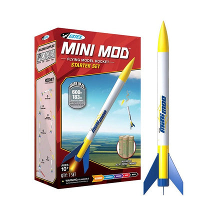 Estes Rockets - Mini Mod 13mm STEM Model Rocket Starter Set - Hobby Recreation Products